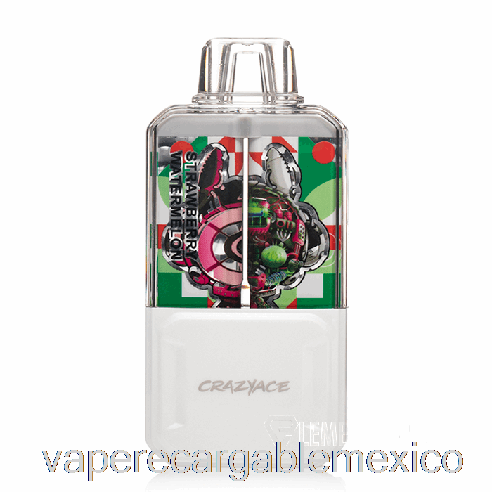 Vape Recargable Crazyace B15000 Desechable Fresa Sandía
